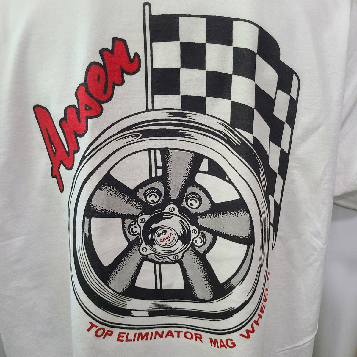VINTAGE RACE/GASSER/DRAG T-SHIRT ANSEN TOP ELIMINATOR MAG WHEELS