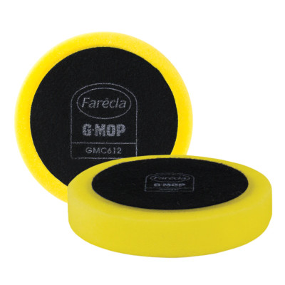 FARECLA G Mop 6'' (150mm) Yellow Hook & Loop Compounding Foam Pads x 2 Pack