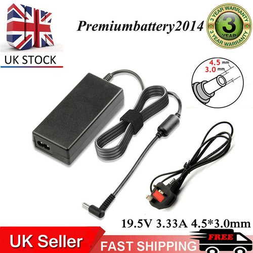 Caricatore Laptop HP 65W 19.5V 3.33A - Adattatore CA Per Pavilion ProBook EliteBook