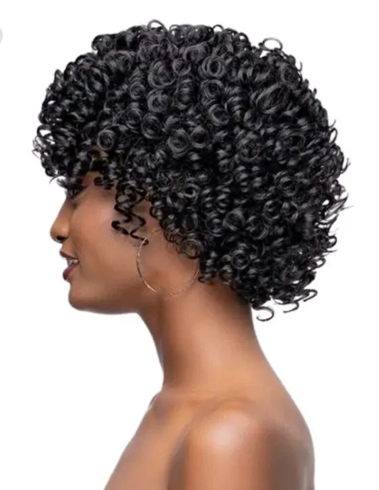 Pre-owned, but New With Tags Janet MyBelle Premium Synthetic Wig - CHAKA*choco. - Image 4 of 4