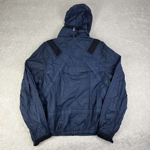 RLX Ralph Lauren Men’s Paratrooper Utility Nylon Blue Windbreaker Rain Jacket M - Picture 15 of 18