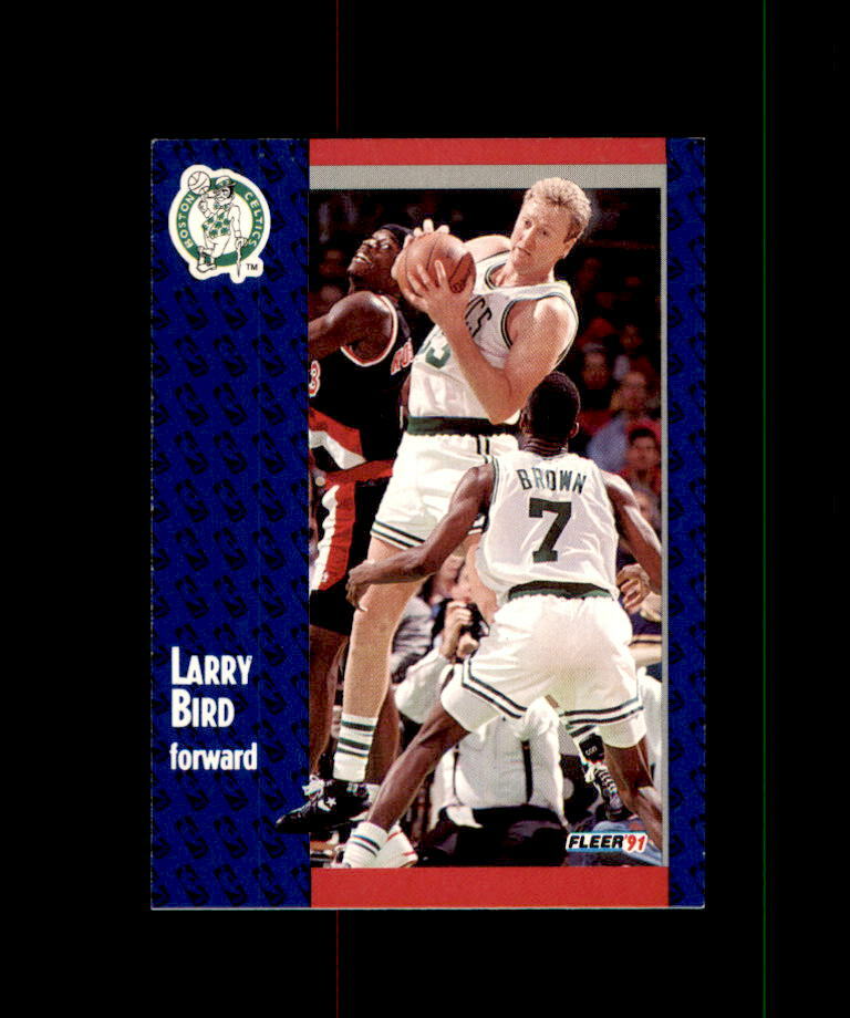1991-92 Fleer Basketball LARRY BIRD #8  boston Celtics