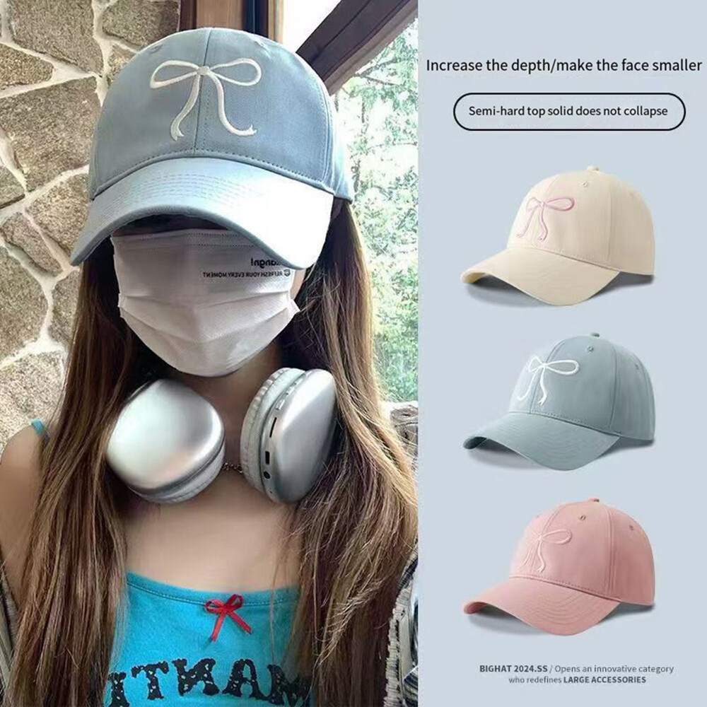 APL Solido Basball Plain Bow Outdoor Cappello Sportivo Palla Donna Regolabile ▽