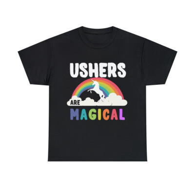 Ushers Are Magical Graphic Tee Shirt, S-5XL