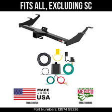 For 05-06 Honda Element Trailer Hitch W 4 Pin Wiring Excl Sc Curt 3.5k 2 Tow