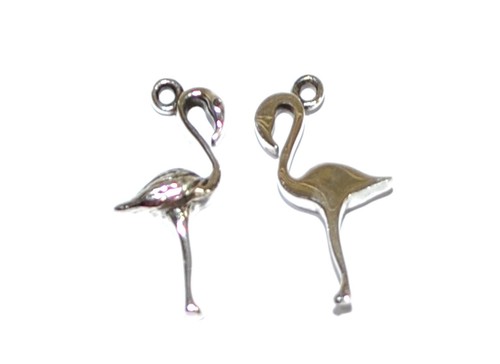 925 Sterling Silver Flamingo Bird Animal Charm Jewellery Pendant - Bild 4 von 11