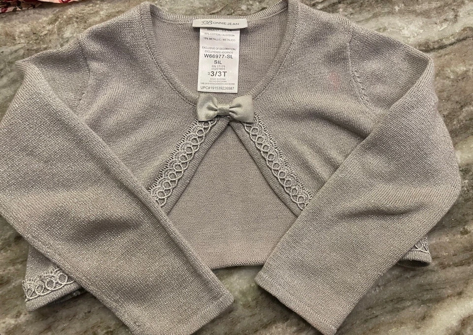 Bundle of 8 Sweaters/Cardigans Girls’ Size 3T/4T/5T Sweaters.Gap Kids/BonnieJean - Image 3 of 4