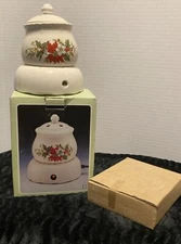 Vintage Christmas Scenery Potpourri Or Electric Wax Melter NIB