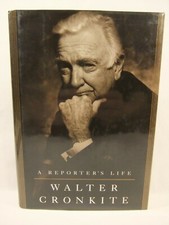 Walter Cronkite A Reporter's Life 1996 Hardcover Book, Autobiography 1st Edition