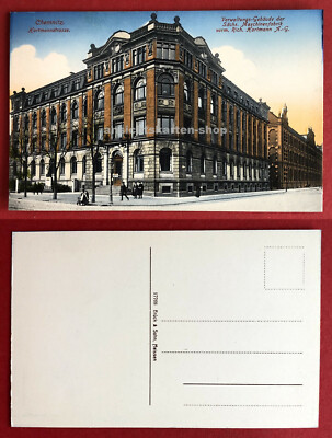 Postcard Chemnitz around 1910 Saxon. machine factory rich. Hartmann AG (70351