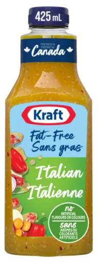 kraft classic italian vinaigrette dressing Kraft Golden Italian Dressing, Creamy Zesty Flavor, 425ml, Perfect for Salads and Dips