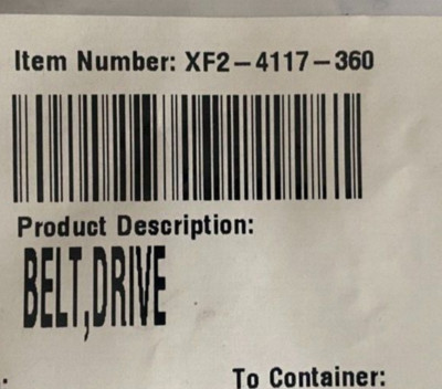 Canon iPF8000/9000 series Drive Belt, XF2-4117-360, GENUINE, NEW
