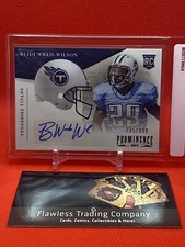 Blidi Wreh-Wilson 2013 Panini Prominence Rookie Autograph Titans 735/999
