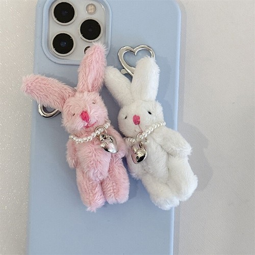 Bunny Phone Chain INS Punk Cute Keychain Y2K Fashion Jewelry Cute Keychain - Picture 4 of 11