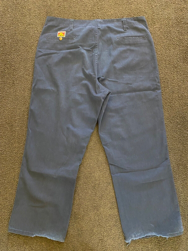 Ben Davis Original Gorilla Cut Work Wear Wide Leg Navy Blue Mens Pants 42x29 - Picture 5 of 9