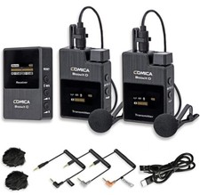 Comica Boomx-d2 2.4g Compact Wireless Dual Lavalier Microphone