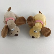 Kennel Kuddlees Puppy Dog Lot 5" Plush Stuffed Animal Vintage Tara Toys 90s