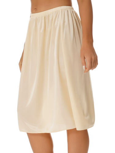 Damen Mädchen Unterkleid Kurz Lang Unterrock Elastisch Halbrock Jupon Underskirt - Bild 109 von 208