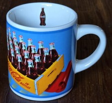 Coca-Cola Tasse, Mug, Henkelbecher, Keramik Nostalgie, "Take enough home today"