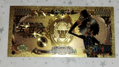 Gold Ticket One Piece Brook Soul King Card Karte Collector Goodies Ticket