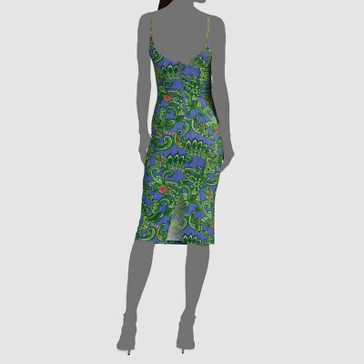 alice and olivia bodycon dress Alice + Olivia Delora Spaghetti Strap Midi Dress, Size 4