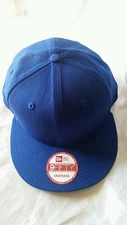 New Era 9Fifty Flat Snapback Hat Cap Blank { ROYAL BLUE } NE 9FIFTY   { 1X }