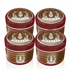 Spartan Beard & Mustache Growth Balm Minoxidi, Bergamot & Biotin 60ml set of 4