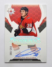 2019-20 Ultimate Collection #132 Rudolfs Balcers 080/299 RC AUTO