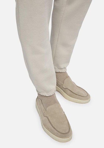 Men Boggi Milano Loafers Beige Suede 43