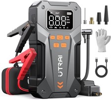 UTRAI 5000A 150PSI Jump Starter with Air Compressor, 12V Portable Jump Box