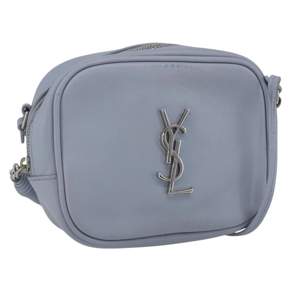 Saint Laurent Leather Exterior Silver Bags & Handbags for Women