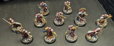 Novitiates Fully Painted 11 Model Roster - Warhammer 40k Kill Team Sororitas