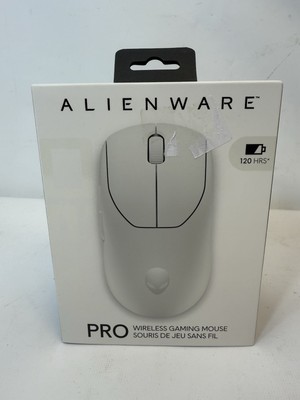NEW Alienware Pro Wireless PRO-MS-W-DEAM  Gaming Mouse  - Lunar Light - NEW
