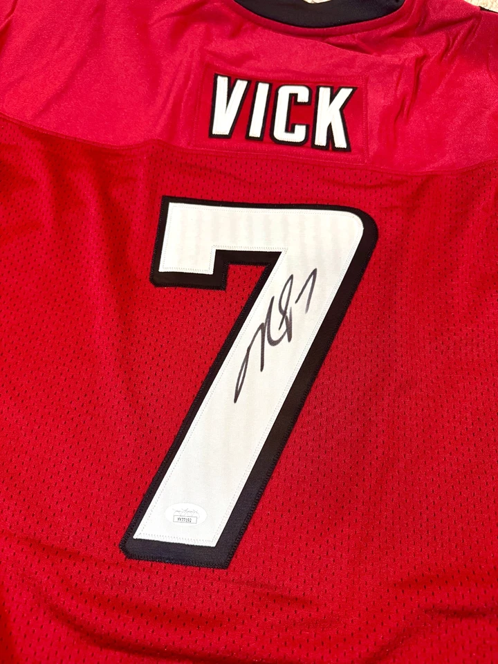 Michael Vick Autographed Mitchell & Ness Jersey w/ JSA LOA Atlanta Falcons - Image 3 of 4