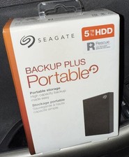 Seagate 5TB HDD Backup Plus Portable Hard Disk Drive Brand New Sealed
