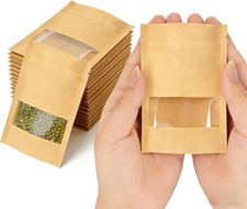160 Resealable Seed Envelopes with Clear Window, 2.8 x 3.5 in.
