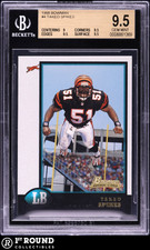 Takeo Spikes RC BGS 9.5: 1998 Bowman Rookie Card #4 POP 2