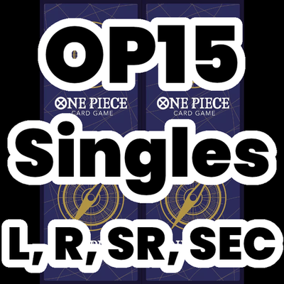 OP15 Singles - One Piece Card Game English OP-15 OPTCG Select