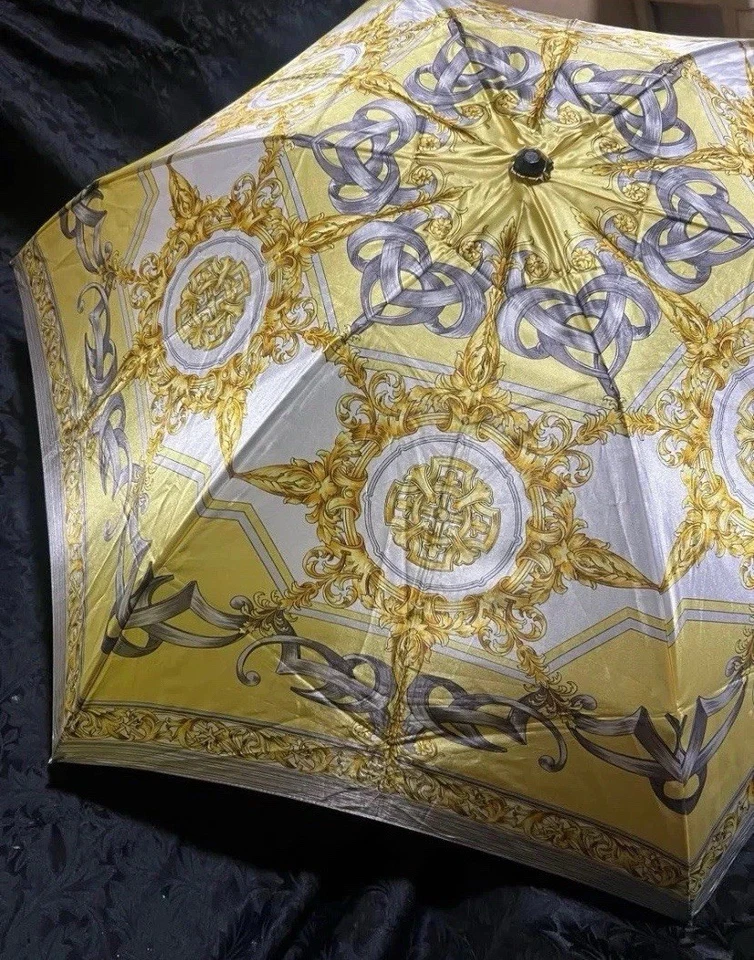 Paraguas Gianni Versace dorado Foto 2 de 4