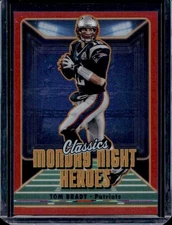 2022 Panini Classics Tom Brady #MN-7 Monday Night Heroes Red /50