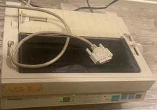 Panasonic KX-P1180 Dot Matrix Printer w/ Power Cord & Cable Connector Test Works