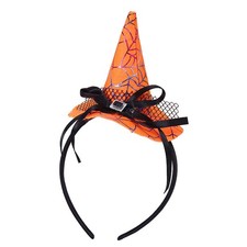 Witch Hat Headband for Halloween Party Cosplay Costume - Spiderweb Design