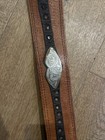 Vintage Chicos Leather Bohemian Gypsy Belt  Brown Moroccan Small — photo 5
