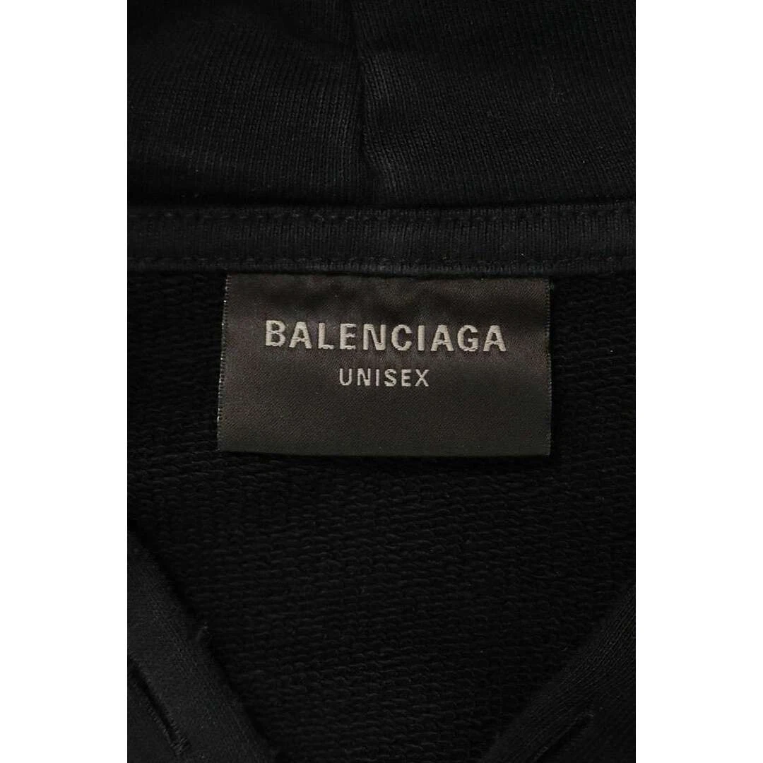 Felpa con cappuccio Balenciaga 23SS 729361 TNVL2 stampa logo distrutto uomo XS usata 79e6b4a0c