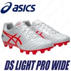 ASICS Soccer Cleats DS LIGHT PRO WIDE 1103A110-104 White/Flash Red