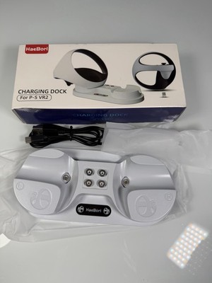 HaeBorI Charging Dock Indicator USB-C for PS VR2 Controllers White HBP-6479