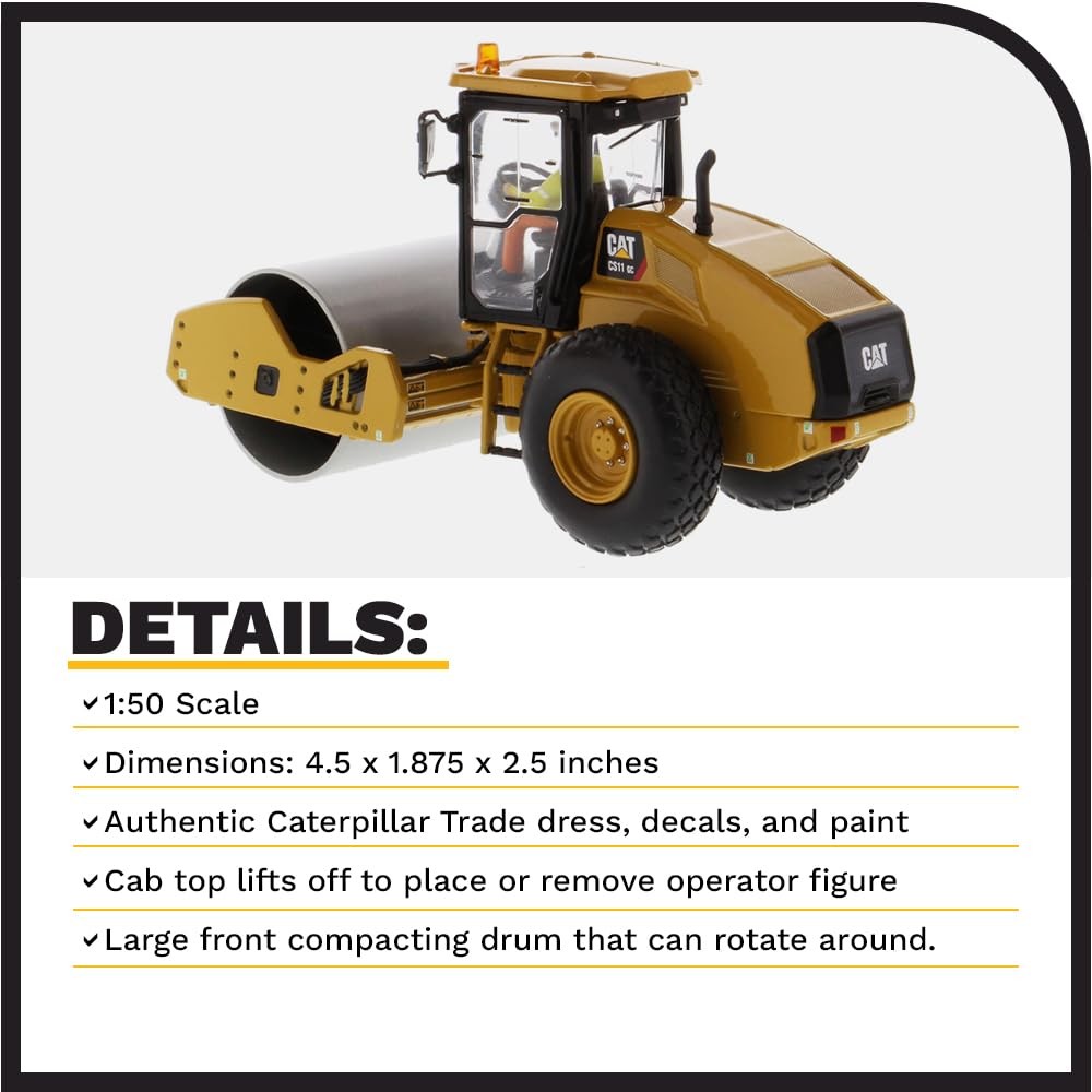 1:50 Cat CS11 GC Soil Compactor | eBay