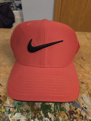 Nike Embroidered Swish Red Classic Dri-Fit Medium Large Stretch Hat Ball Cap