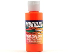 Parma PSE Faskolor Water Based Airbrush Paint Fasflourescent Orange  2oz 