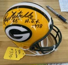 Ray Nitschke Signed Autographed Mini Helmet JSA #66 Packers HOF 78